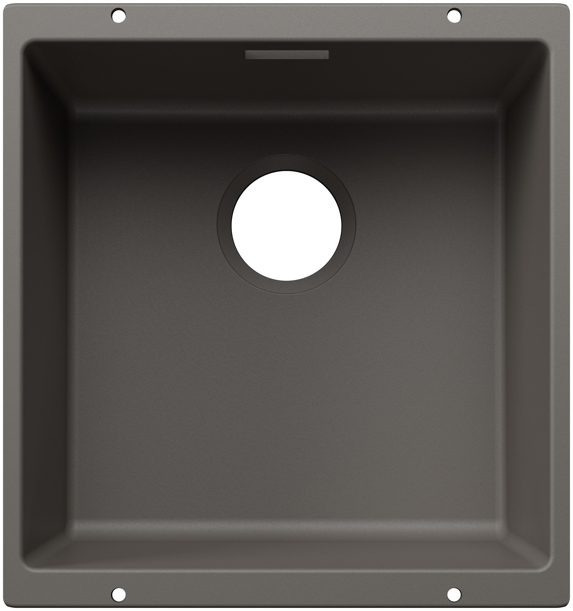 Chiuveta bucatarie Subline 400, 527787, sub blat, silgranit gri vulcan 430 x 460 mm, Blanco